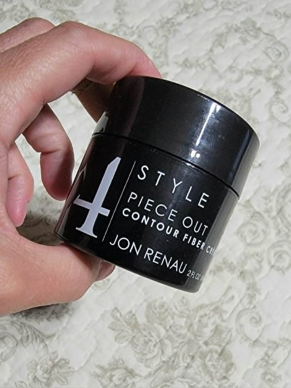 Jon Renau Piece Out Contour Fiber Creme 2 Oz.